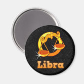 Aimant Illustration Libra (Recto/Verso)