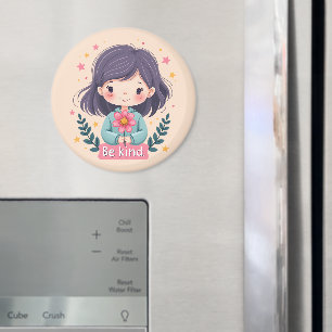 Aimant Illustration mignonne Kawaii "Soyez gentil"