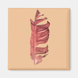 Aimant Illustration originale de dessin de plumes