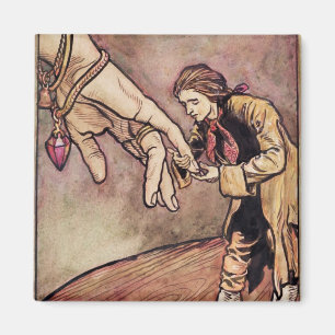 Aimant Illustration pour aquarelle originale d'Arthur