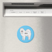 Aimant Illustration Samoyed dog (In Situ (Lave-vaisselle))