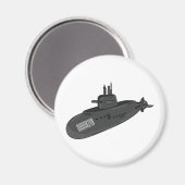 Aimant Illustration sous-marine (Recto/Verso)