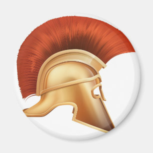 Aimant Illustration spartiate de casque