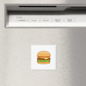 Aimant Illustration vectorielle de Burger (In Situ (Lave-vaisselle))