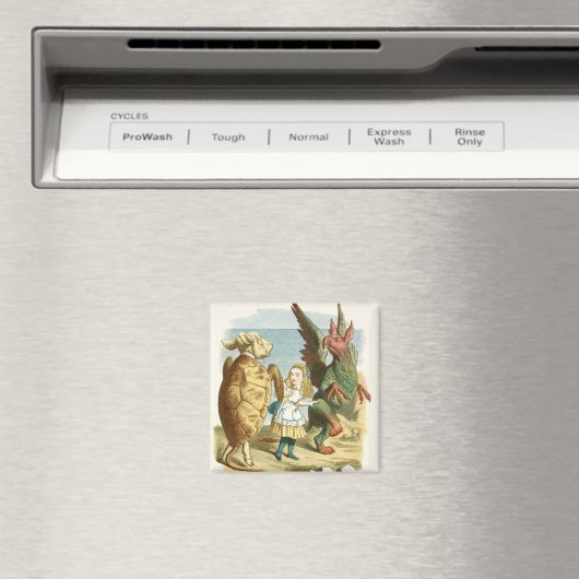 Aimant Illustration vintage Alice (In Situ (Lave-vaisselle))