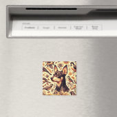 Aimant Illustration vintage Pinscher (In Situ (Lave-vaisselle))