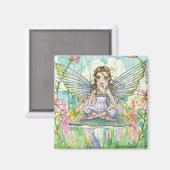 Aimant "illustrations de molly harrison" (Recto/Verso)