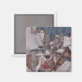 Aimant Illustrations de Noël (Recto/Verso)