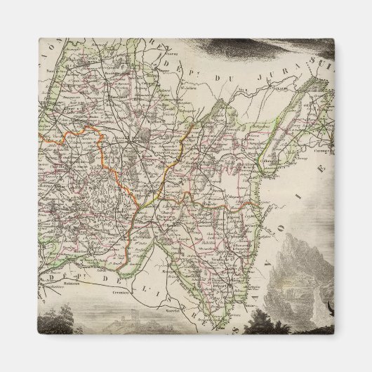 Aimant Illustrations, paysages (Devant)