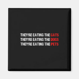 Aimant Ils mangent les chiens - Ils mangent les chats