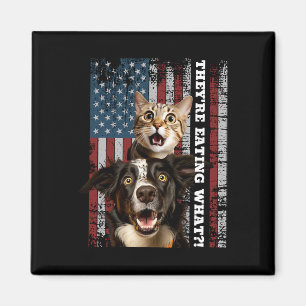 Aimant Ils mangent les chiens, les chats, les animaux de