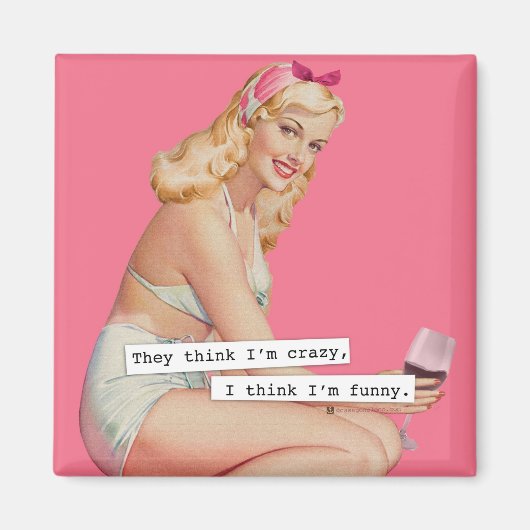 Aimant Ils pensent que je suis fou, je pense que je suis (Devant)