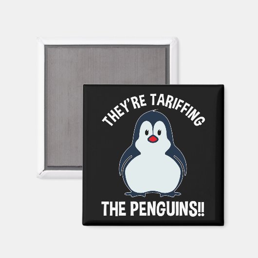 Aimant Ils sont en train de dévorer les pingouins ! ! (Recto/Verso)