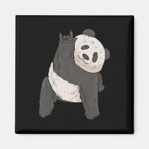 Aimant ILY Panda ASL Geste MAIN Sourde Perte d'audition C