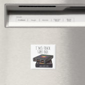 Aimant I'm 8-Track Tapes Old Fun Editable Name Gift (In Situ (Lave-vaisselle))