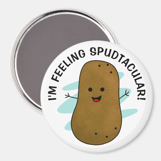 Aimant I'm Feeling Spudtacular Potato (Recto/Verso)
