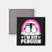 Aimant I'm Her Penguin Matching Couple Valentine Love Hea (Recto/Verso)