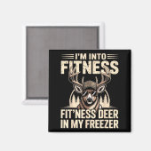 Aimant Im Into Fitness Fit'ness My Deer Zer Funny Hunting (Recto/Verso)