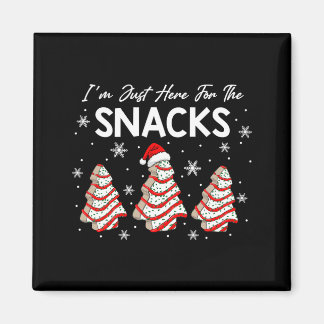 Aimant I'm Just Here For The Snacks Christmas Cakes Debbi