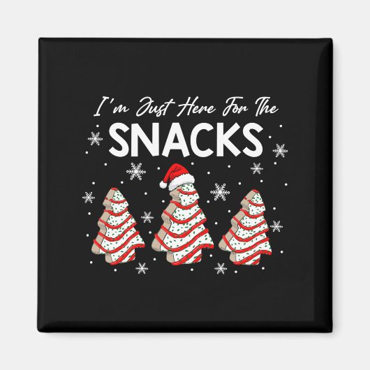Aimant I'm Just Here For The Snacks Christmas Cakes Debbi (Devant)