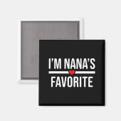 Aimant I'm Nana's Favorite (Recto/Verso)
