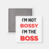 Aimant I'm Not Bossy I'm (Recto/Verso)