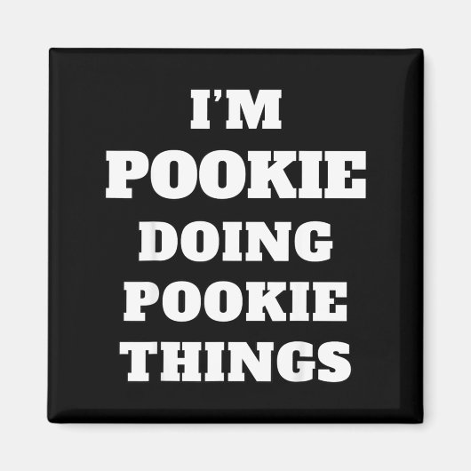 Aimant I'm Okie Doing Okie Things Aesthetic Slang Viral G (Devant)