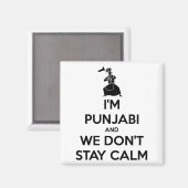 Aimant Im Punjabi And We Dont Keep Calm Baby  (Recto/Verso)
