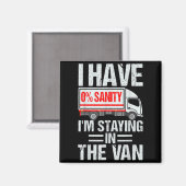Aimant I'm Staying In Tha Van Funny Phasmophobia Gamer Me (Recto/Verso)