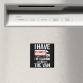 Aimant I'm Staying In Tha Van Funny Phasmophobia Gamer Me (In Situ (Lave-vaisselle))