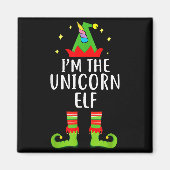 Aimant I'm The Unicorn Elf Matching Family Group Christma (Devant)