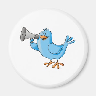 Aimant Imã de geladeira Twitter Bird