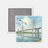 Aimant Imã - Portugal - Lisboa - Ponte Vasco da Gama (Recto/Verso)