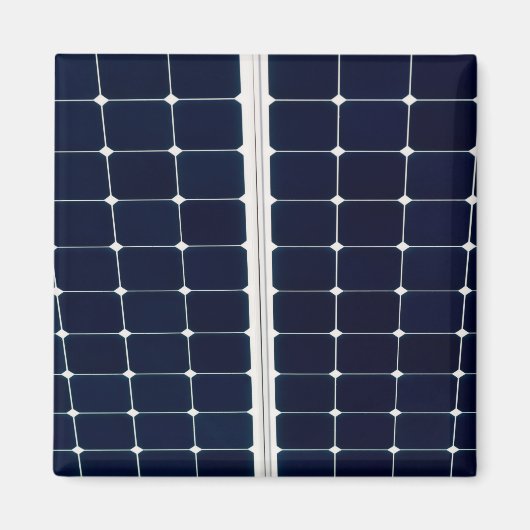 Aimant Image amusante d'un panneau solaire (Devant)