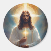 Aimant Image céleste de Jésus-Christ pour votre réfrigéra (Devant)