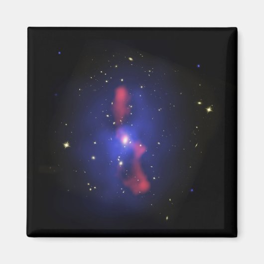 Aimant Image composite d'un amas de galaxies (Devant)