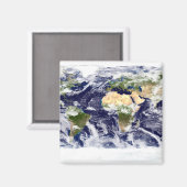 Aimant Image couleur vraie de toute la Terre (Recto/Verso)