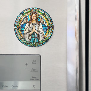 Aimant Image d'ange en verre coloré pour votre réfrigérat