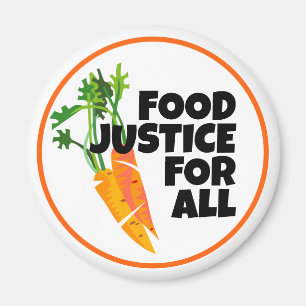 Aimant Image de la carotte et justice alimentaire pour to