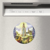 Aimant Image de l'apparition Notre Dame de Fatima (In Situ (Lave-vaisselle))