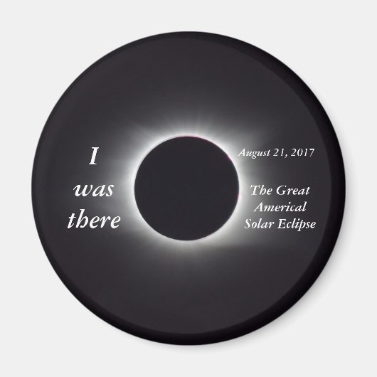 Aimant Image d'éclipse solaire 2017 (Devant)