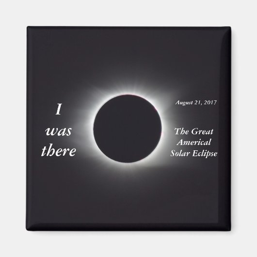 Aimant Image d'éclipse solaire 2017 (Devant)