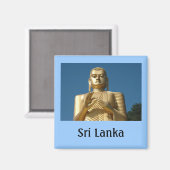 Aimant Image du Bouddha d'or (Recto/Verso)