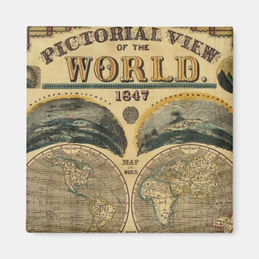 Aimant Image du monde (Devant)