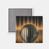 Aimant Image Fantastique Demi-dôme Bronze Sur Surface Réf (Recto/Verso)