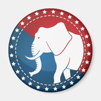 Aimant Image illustrée par Kozzi-d'un éléphant-badge-5000