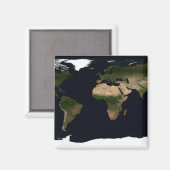 Aimant Image mondiale du monde (Recto/Verso)