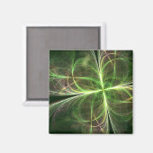 Aimant Imaginaire Abstrait Quatre Feuilles (Recto/Verso)