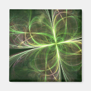 Aimant Imaginaire Abstrait Quatre Feuilles