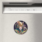 Aimant Imaginaire Art Dragon Goddess Queen (In Situ (Lave-vaisselle))